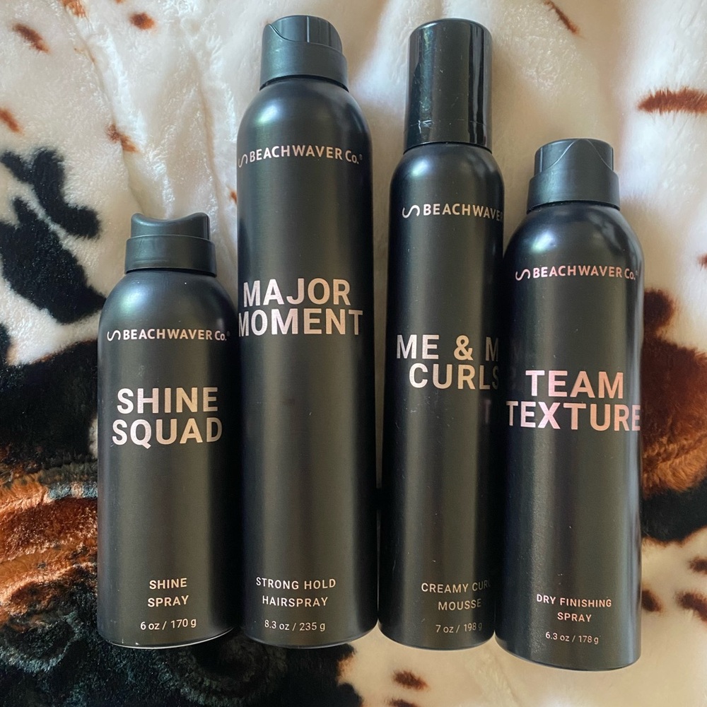 Lot of 4 Full Sized Beachwaver products (NEW)